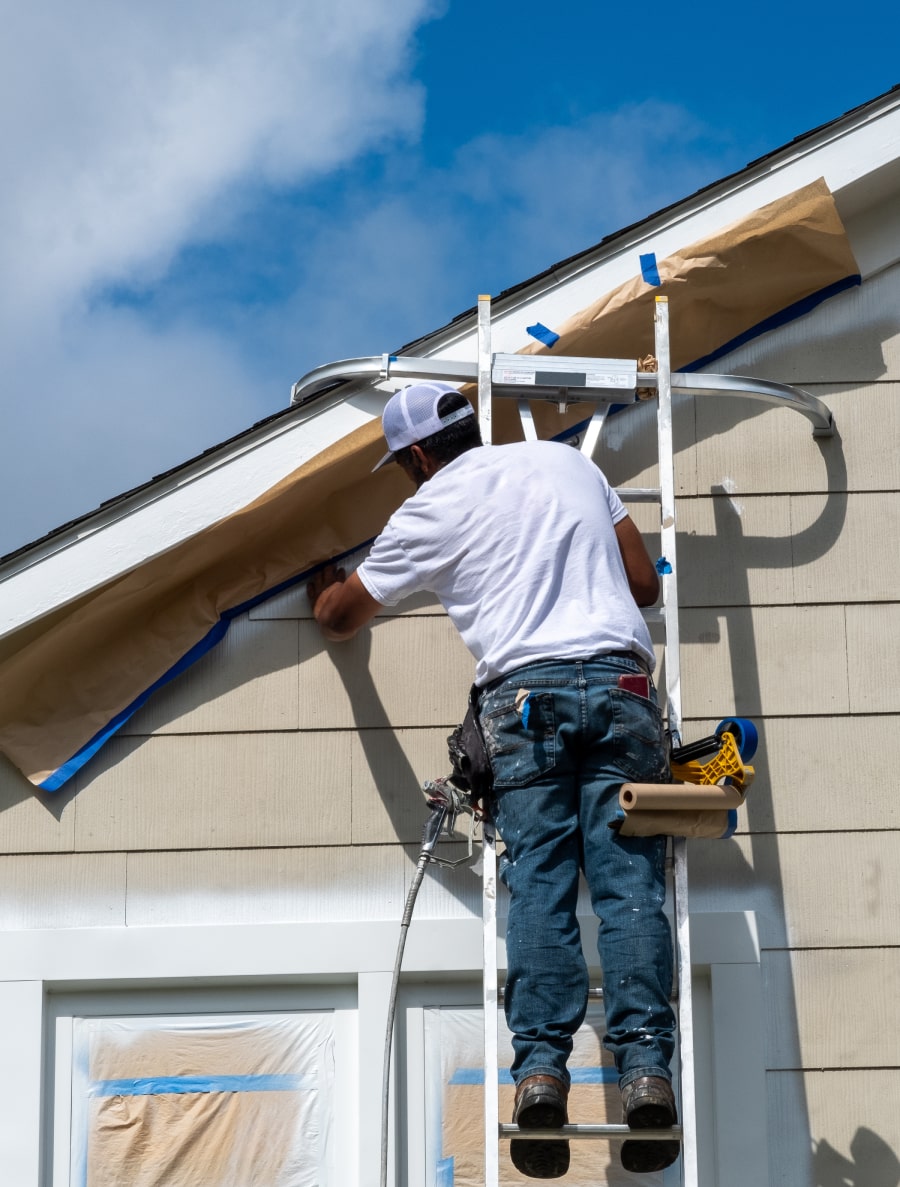 itc home improvements exterior wall painting coating